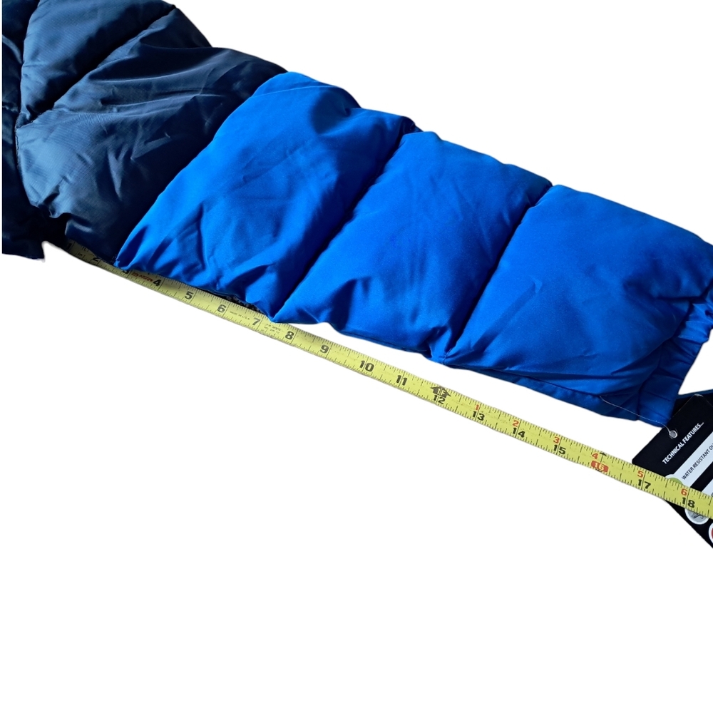 iXtreme Boys Puffer Jacket Blue Orange Hooded Winter Warm Coat XL - Picture 10 of 12